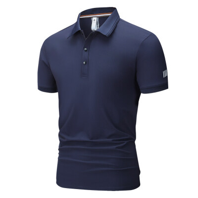 商品封面图片,跨境高级感冰丝弹力透气速干polo衫