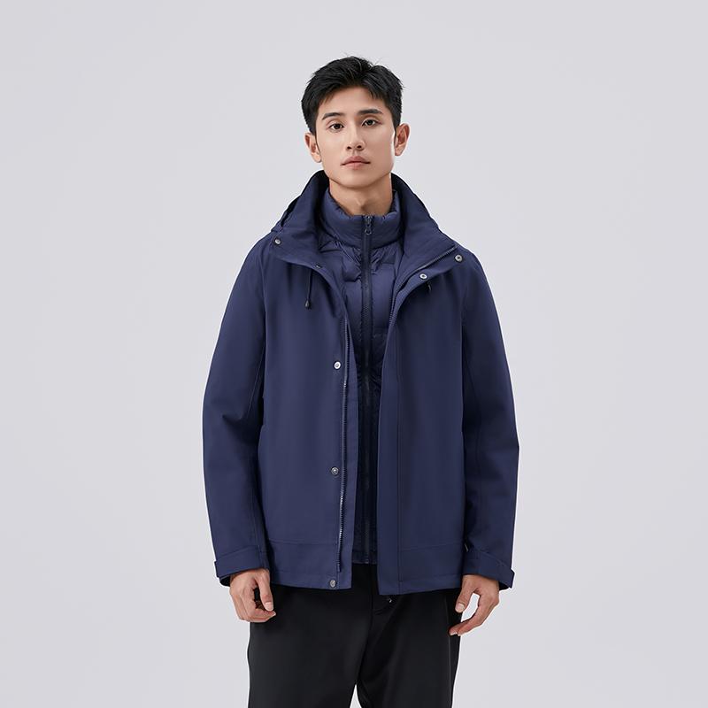 8916 摇粒绒全热封三合一冲锋衣