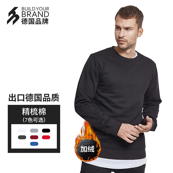 BYB0016 330克男针织圆领卫衣（清仓款-不退不换不补货）