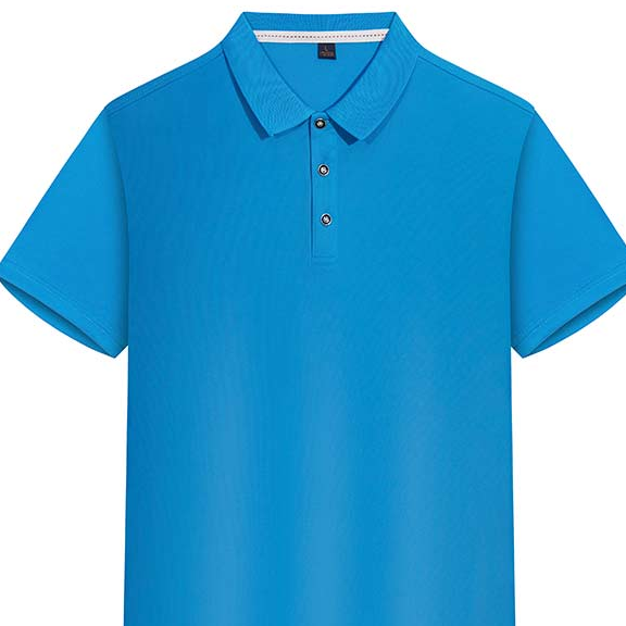 688 高档纯色速干翻领