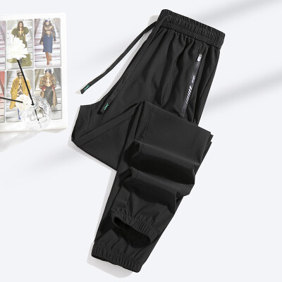 商品封面图片,跨境夏季薄款透气冰丝裤户外运动裤