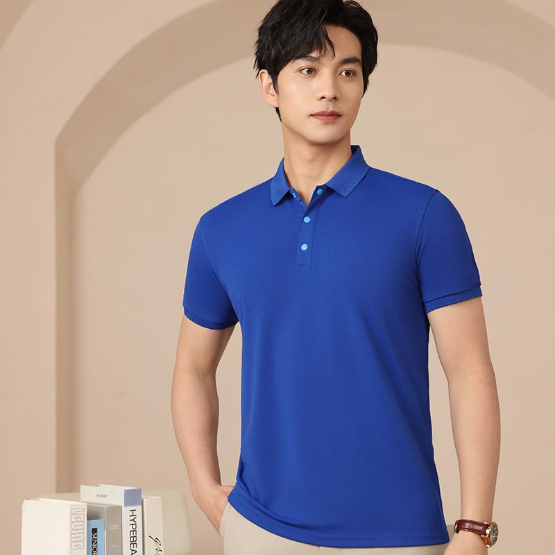 6633 尚格系列后彩条翻领