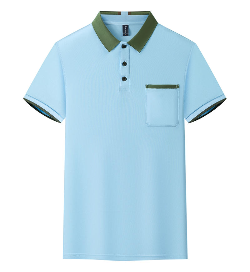 商品封面图片,青铜系列撞色拼接口袋款翻领