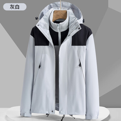 商品封面图片,户外北面款情侣三合一冲锋衣可拆卸两件套摇粒绒内胆防水防风