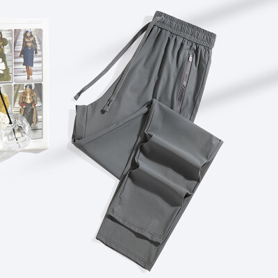 商品封面图片,跨境夏季薄款透气冰丝裤户外运动裤