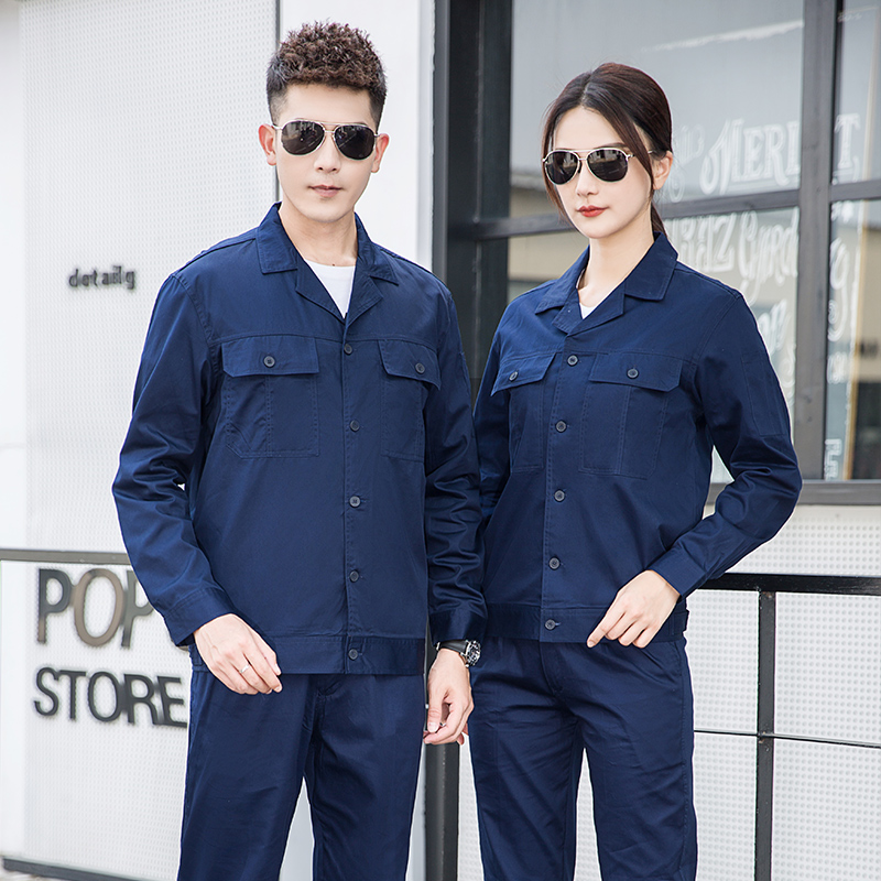 6618 系扣纯棉夏长袖上衣/套装