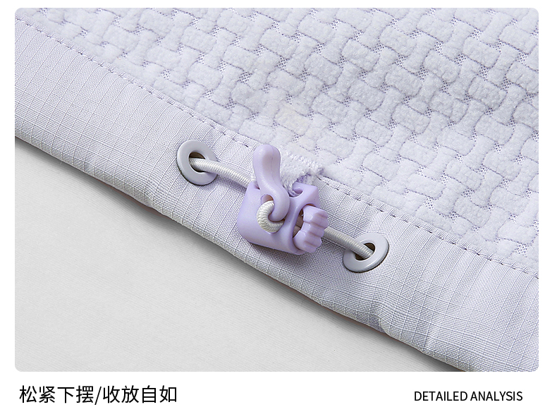 37-688#基础款薄绒连帽软壳冲锋衣纯色三防风衣保暖单层外套 冲锋衣 细节展示 启虎