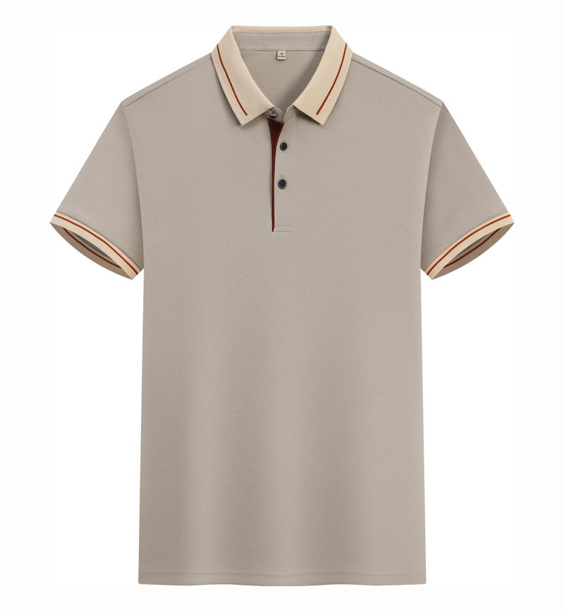 商品封面图片,冰丝纤珠地维休闲商务翻领