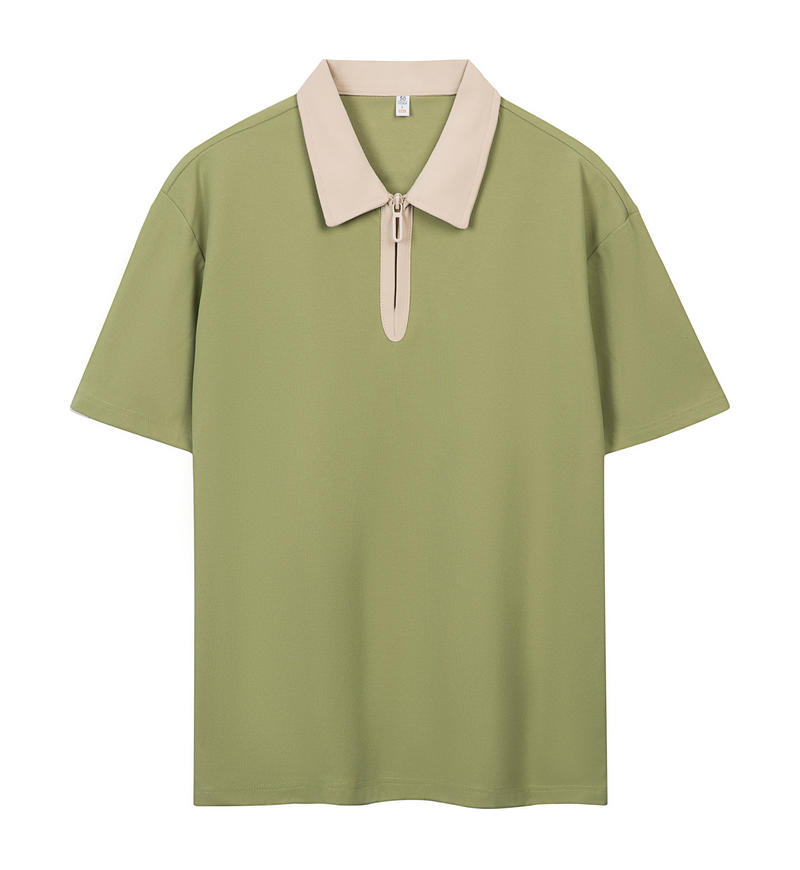 商品封面图片,低碳长绒棉(拉链)仿棉翻领