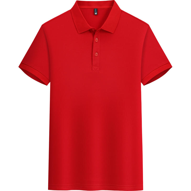 6806 POLO领纯色夏季百搭短袖