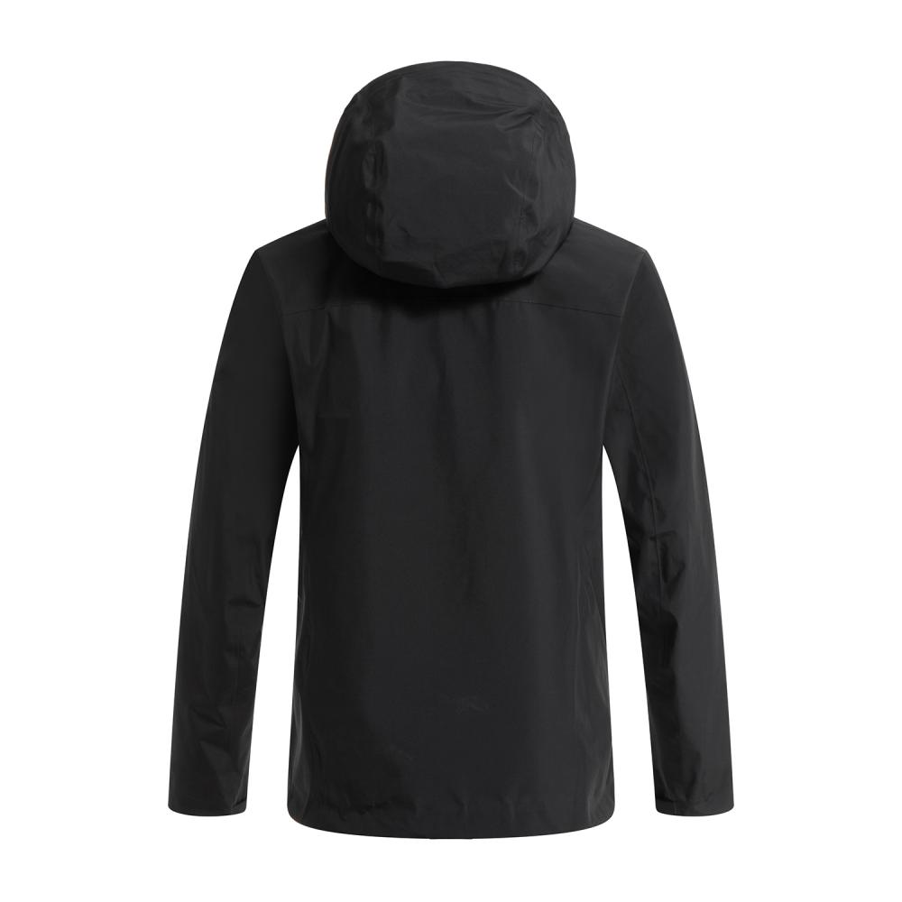 23012 三层压胶纯色单层冲锋衣