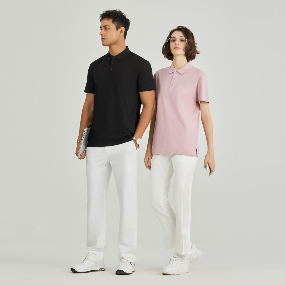 KP55201 190克冰棉桑蚕丝男女款POLO（不退不换）