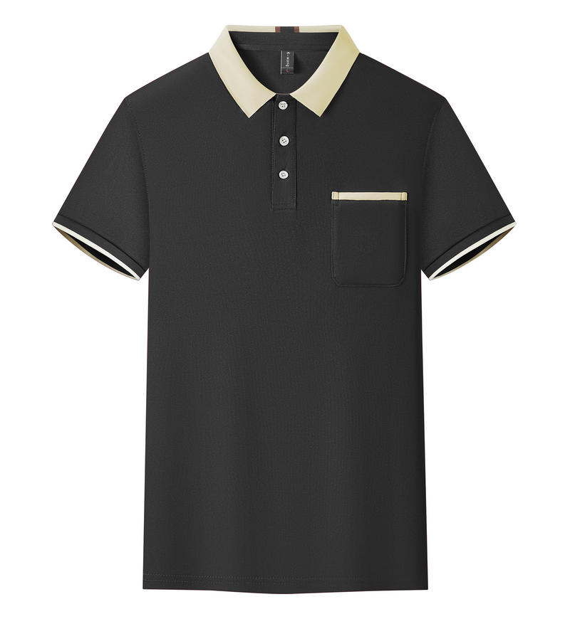 商品封面图片,青铜系列撞色拼接口袋款翻领