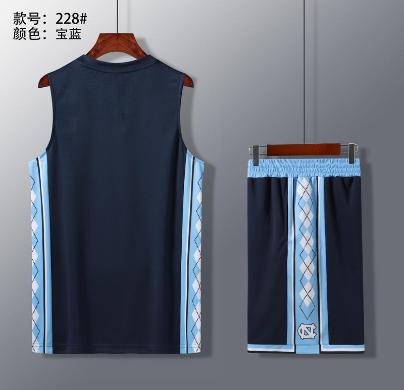 北卡球员版 篮球服 细节展示 启虎