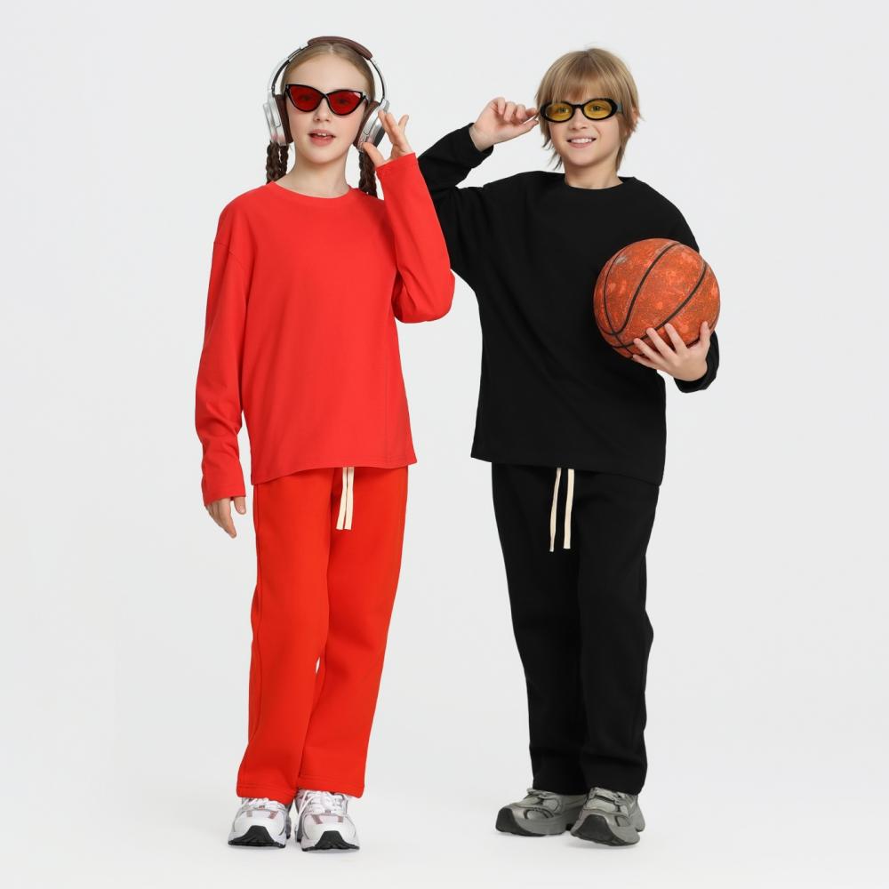 BT240303 240克纯棉儿童长袖T恤