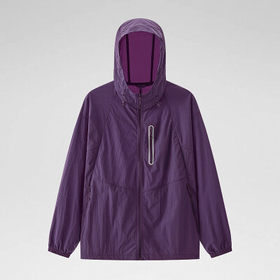 商品封面图片,跨境户外连帽外套男女情侣夏季运动休闲高品质原纱皮肤衣防晒衣