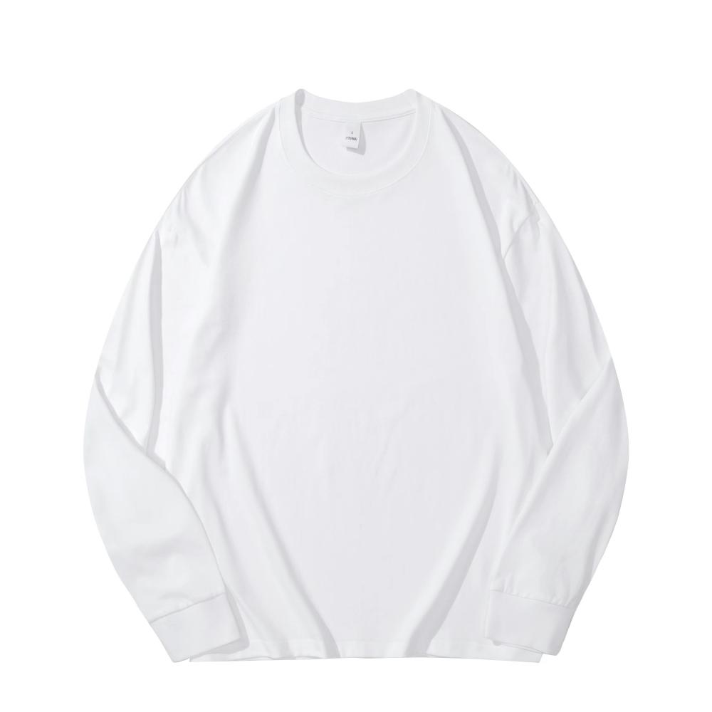 0032 纯色宽松保暖秋冬圆领长袖