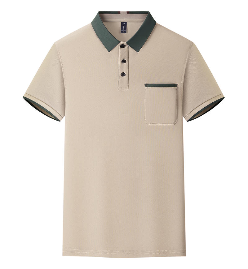 商品封面图片,青铜系列撞色拼接口袋款翻领