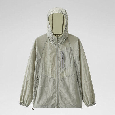 商品封面图片,跨境户外连帽外套男女情侣夏季运动休闲高品质原纱皮肤衣防晒衣