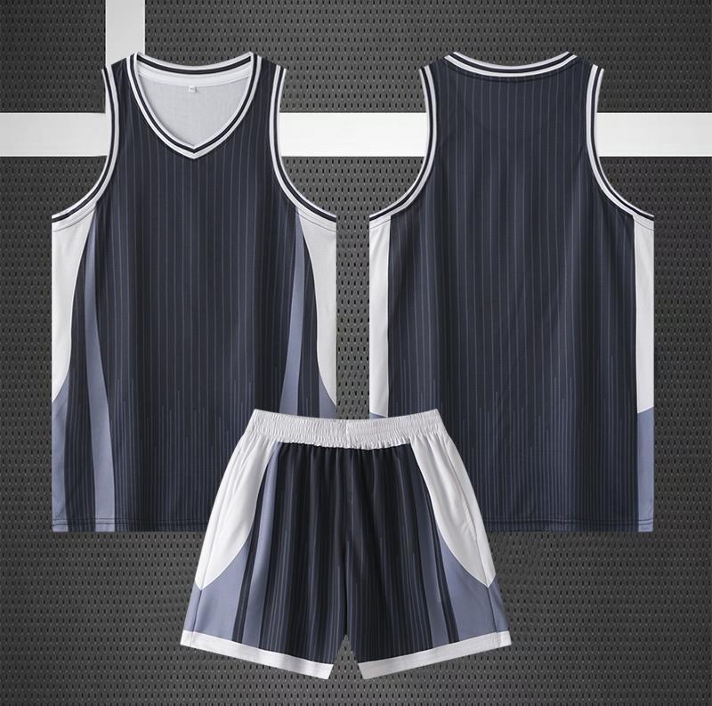 美式篮球服套装（款号218） 黑色 篮球服 团队定制 启虎