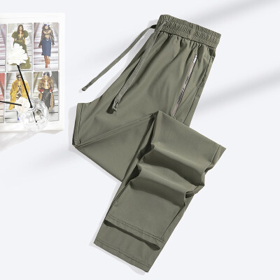 商品封面图片,跨境夏季薄款透气冰丝裤户外运动裤