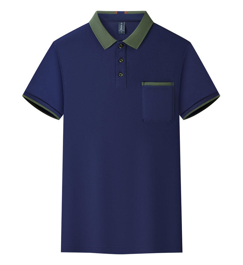 商品封面图片,青铜系列撞色拼接口袋款翻领