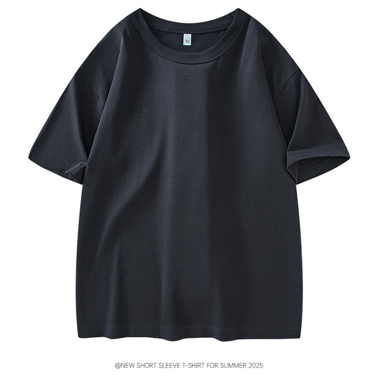 9200 T恤魔方9200-220克索罗娜微落肩宽松版圆领短袖T恤衫-空白T恤衫（男女同款）