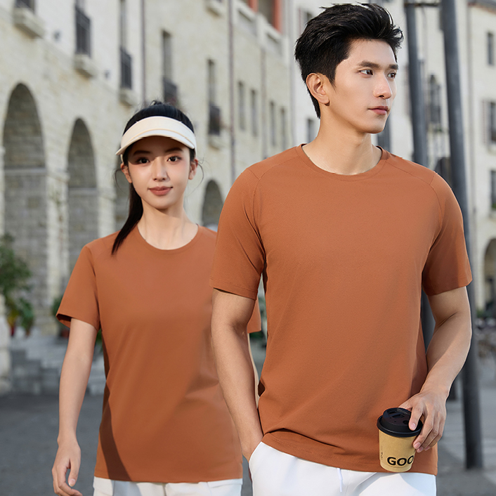 504 透气网孔圆领短袖