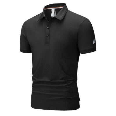 商品封面图片,跨境高级感冰丝弹力透气速干polo衫