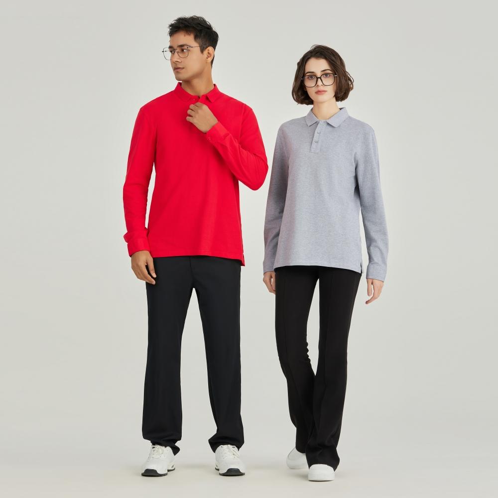 KP7989 240克纯棉翻领长袖POLO衫（不退不换）