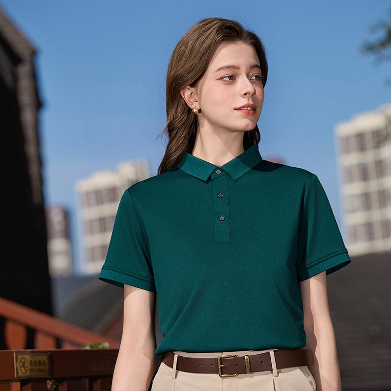 1103 米乐系列纯色二级领翻领