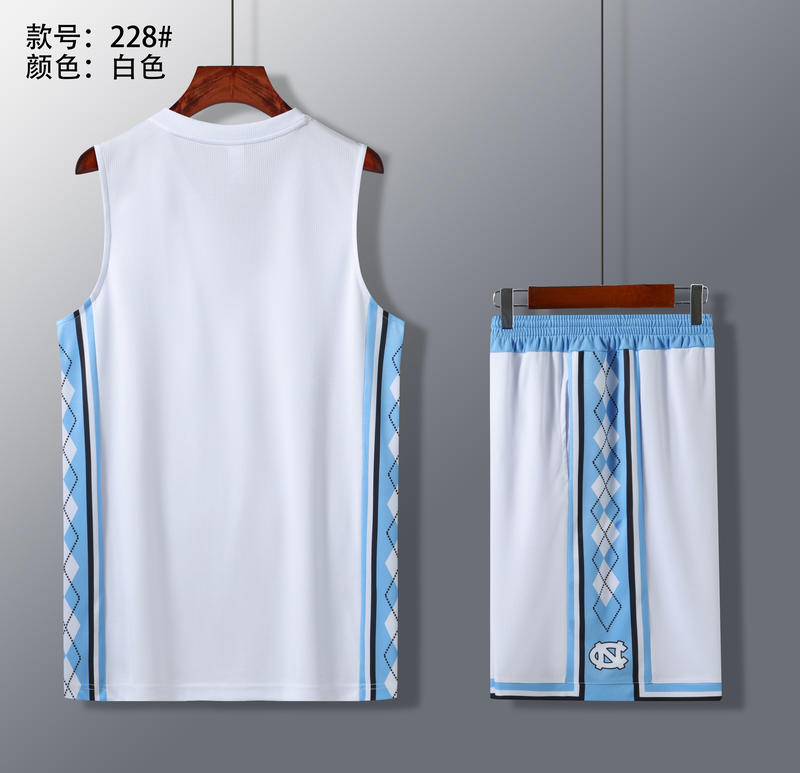 北卡球员版 篮球服 细节展示 启虎