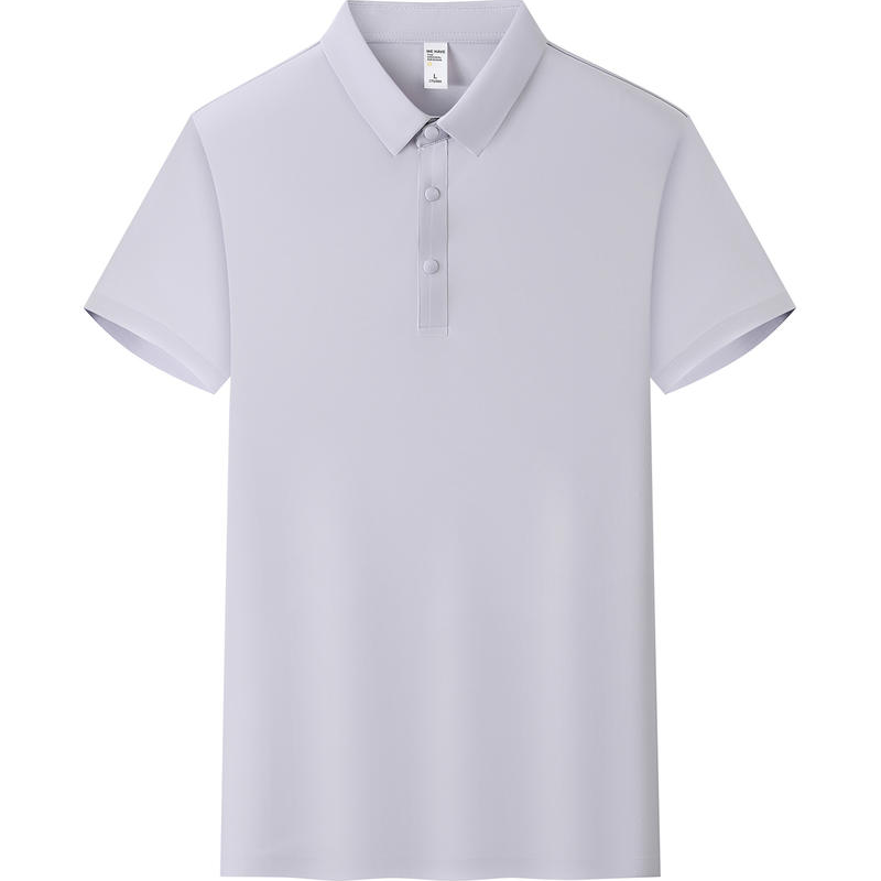 8607 笛星系列无痕珠地翻领(下摆开叉)