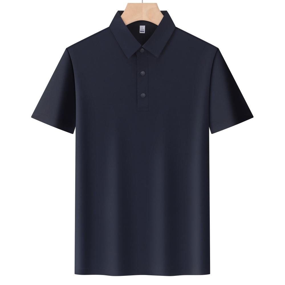 6302 2025春夏透压胶领款四合扣7A抗菌抗静电POLO