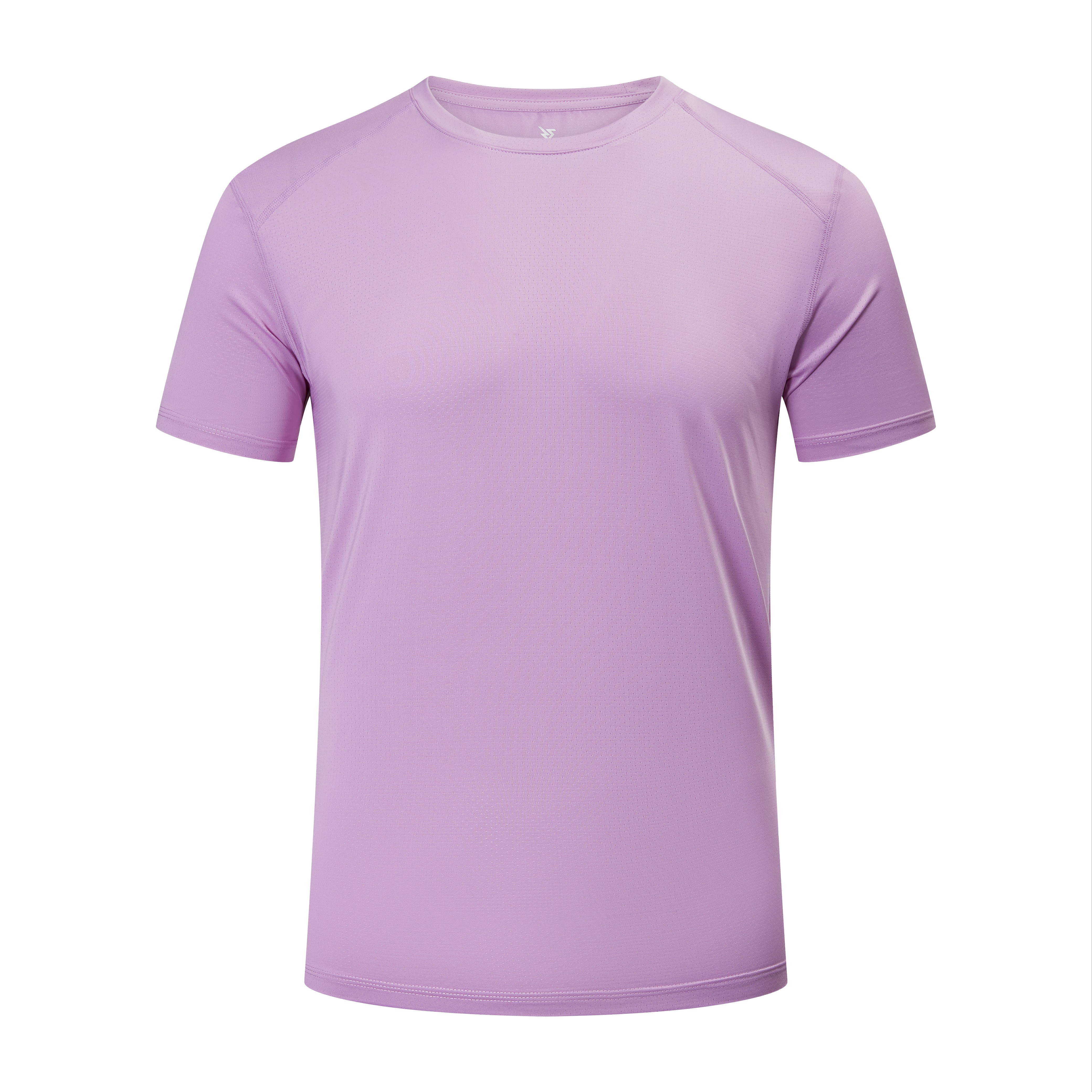 9002A Polyester-Spandex Starry-Fabric Crew-Neck T-Shirt, Adult