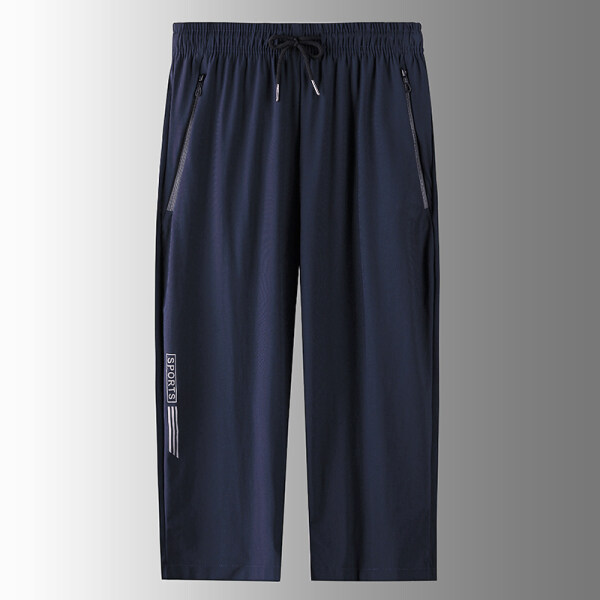 K7702 跨境夏季冰丝七分裤薄款弹力户外运动裤