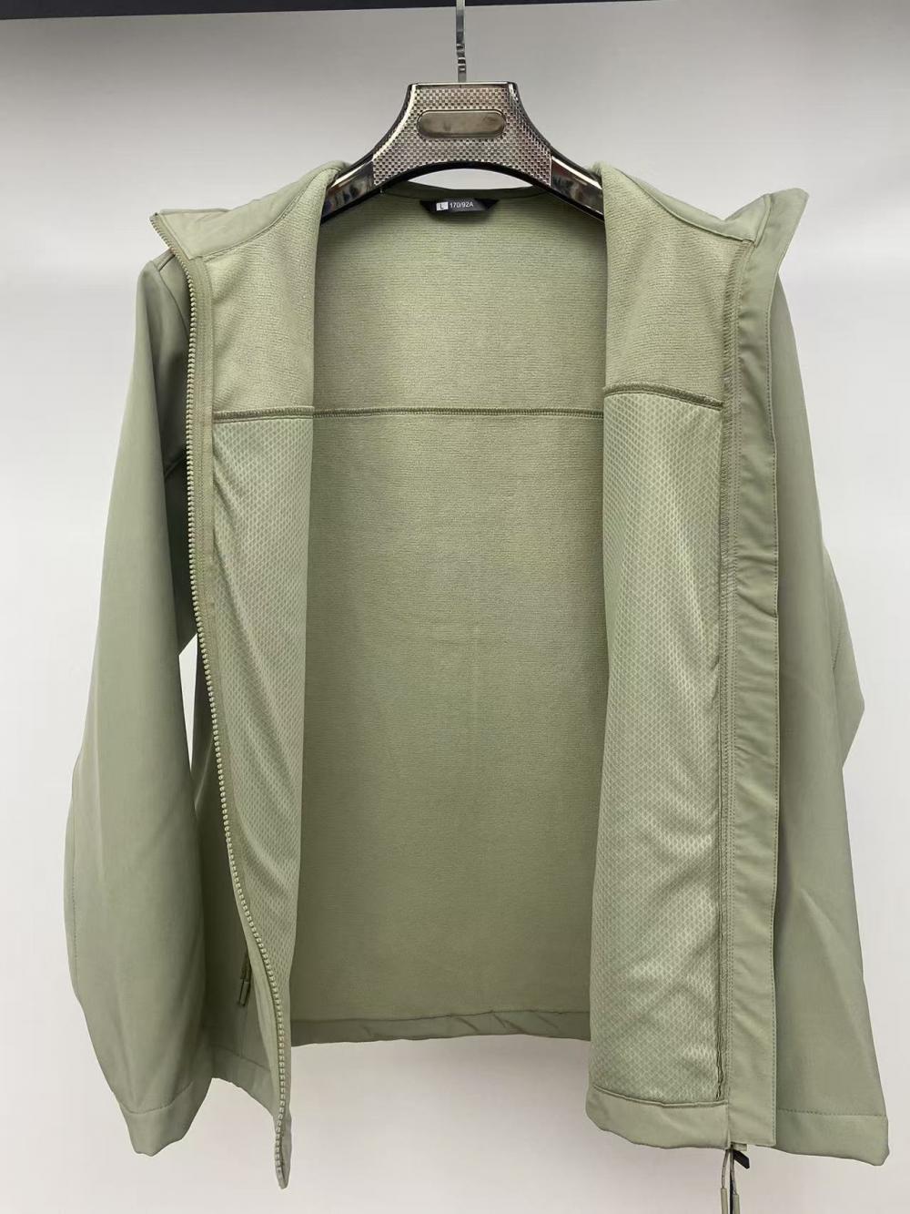 D31#高性能高品质立领软壳冲锋衣 冲锋衣 细节展示 启虎