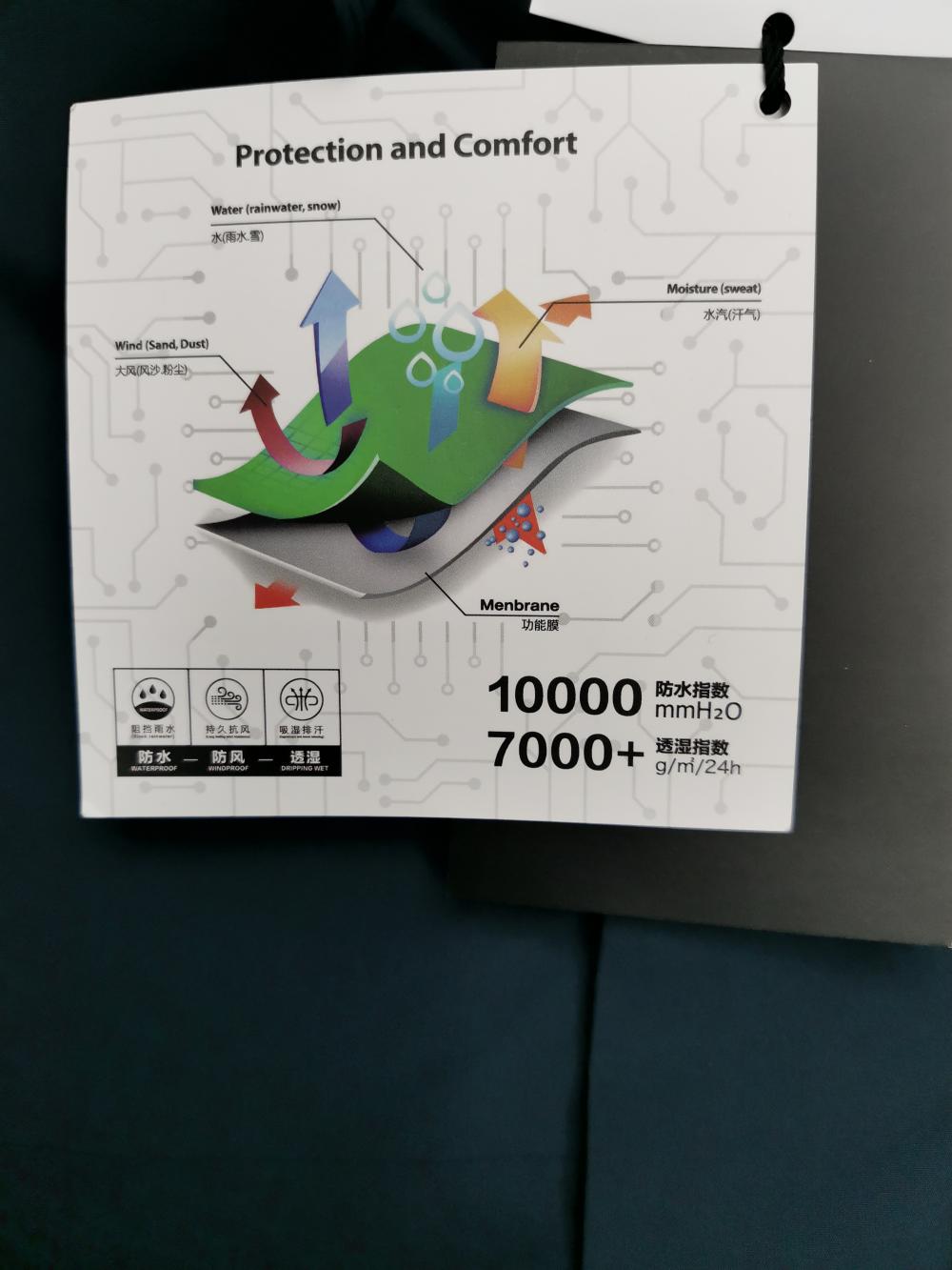 D31#高性能高品质立领软壳冲锋衣 冲锋衣 细节展示 启虎
