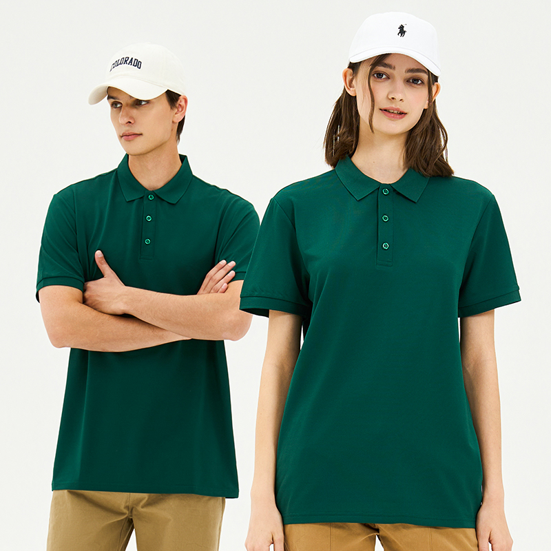 8281 涤氨珠地翻领短袖