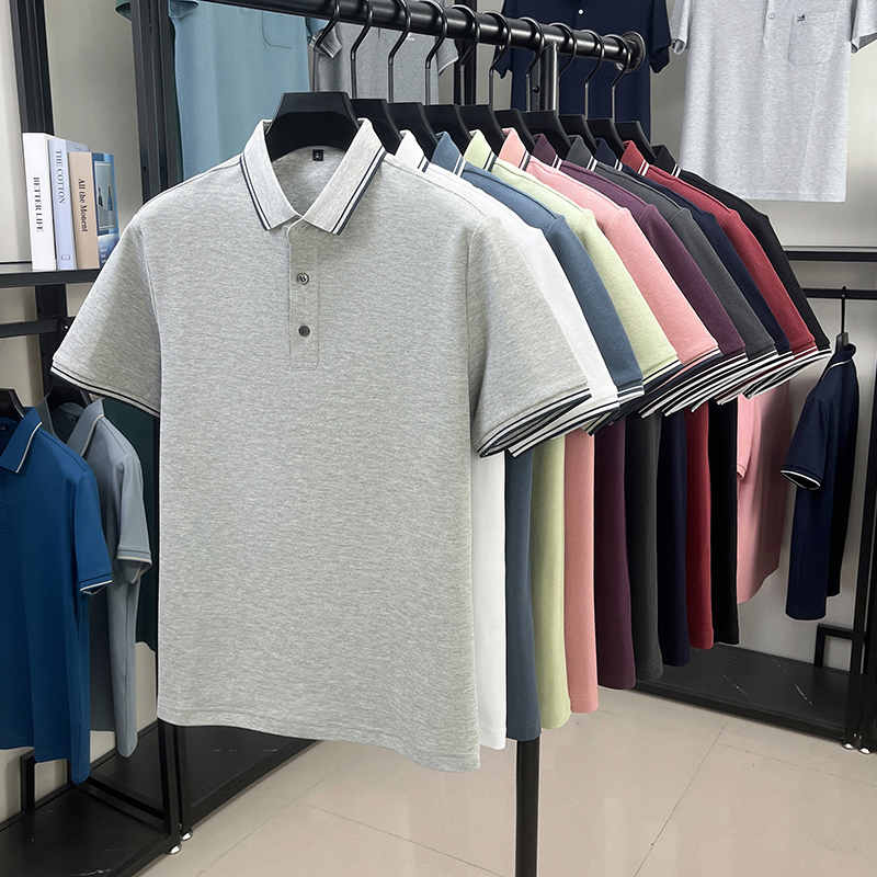 YJ-0505 翻领短袖POLO衫上衣