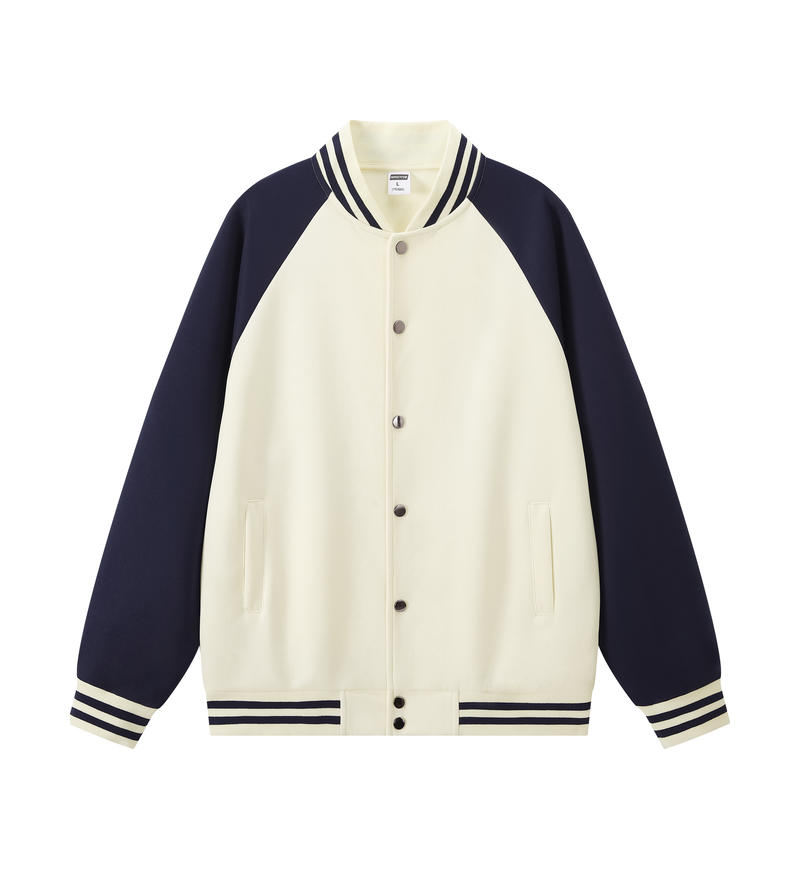 商品封面图片,舒适棉宽松插肩棒球服（320克）