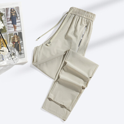 商品封面图片,跨境夏季薄款透气冰丝裤户外运动裤