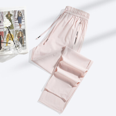 商品封面图片,跨境夏季薄款透气冰丝裤户外运动裤