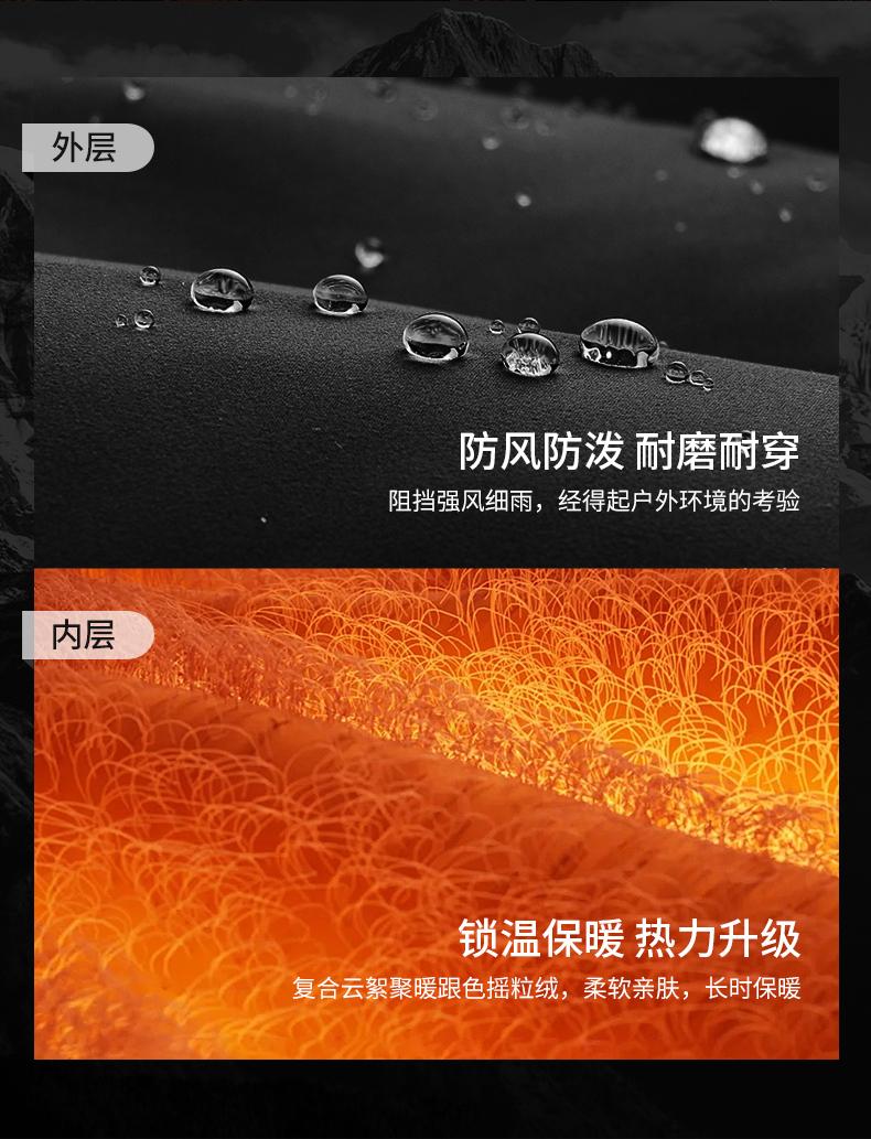 D31#高性能高品质立领软壳冲锋衣 冲锋衣 细节展示 启虎