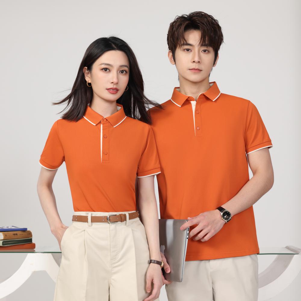 D657 钻石系列迪肤棉舒弹翻领