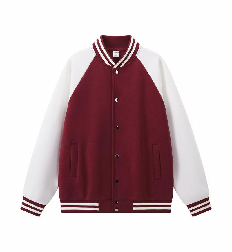 商品封面图片,舒适棉宽松插肩棒球服（320克）