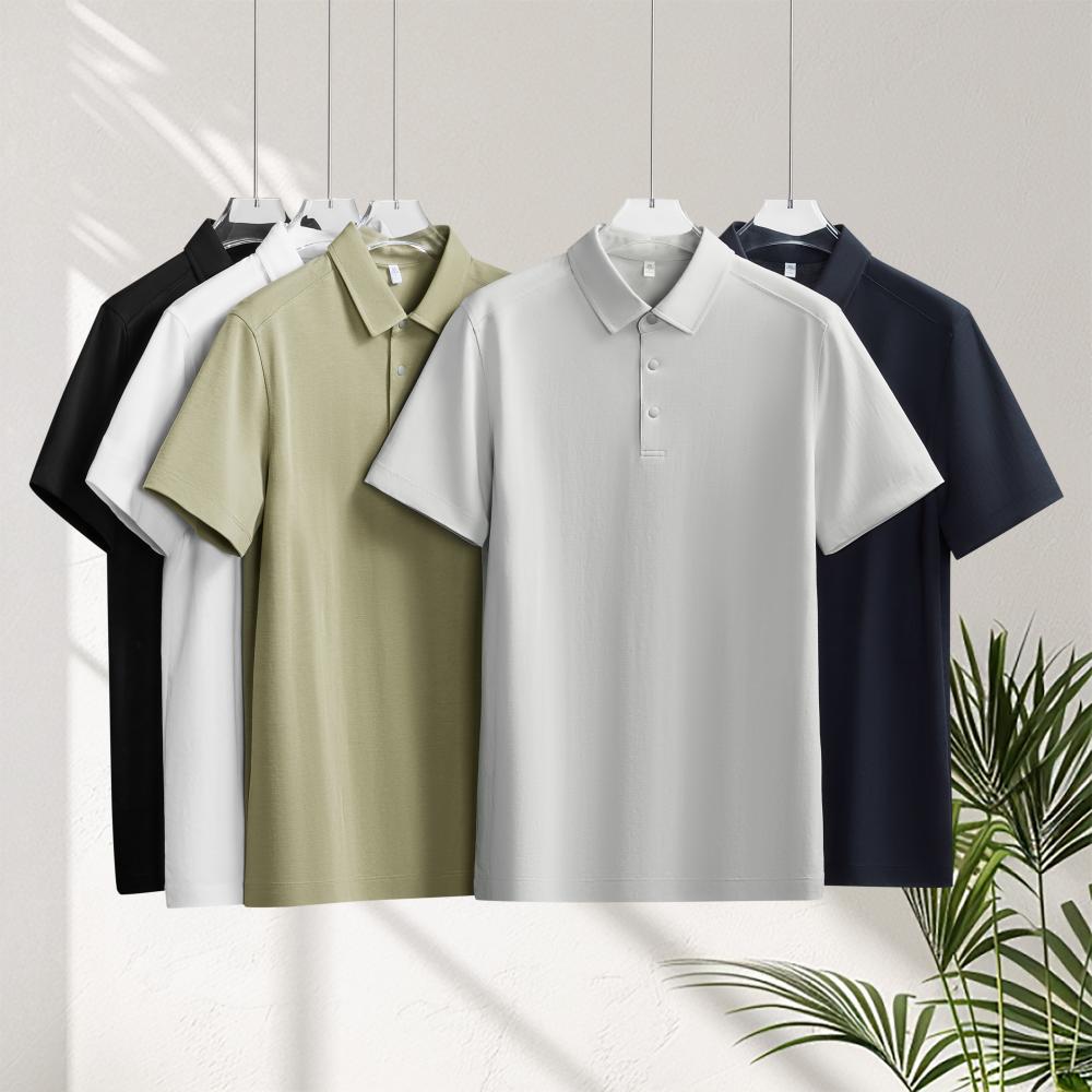 281 凉感10A抗菌翻领短袖