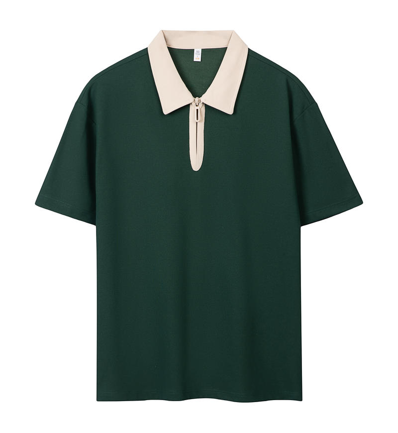 商品封面图片,低碳长绒棉(拉链)仿棉翻领