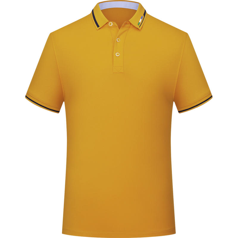 Summer Silk-Cotton Short-Sleeve Polo