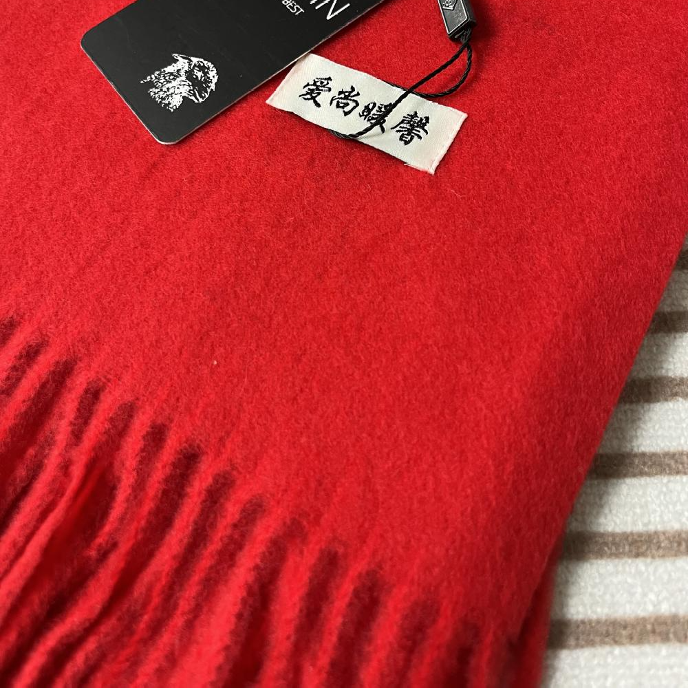 029 320克大羊毛混纺围巾200*66cm